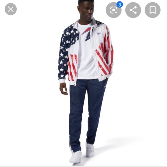*NWT* Reebok track jacket - Picture 2 of 8